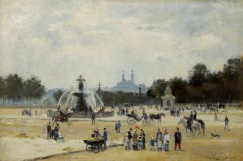 The Place De La Concorde Ca. 1878-82 1