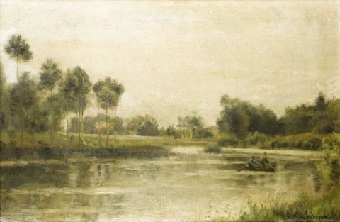 Die Marne in der Nähe von Créteil