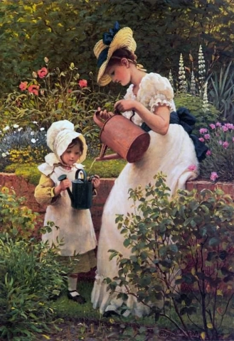 De jonge tuinman 1889