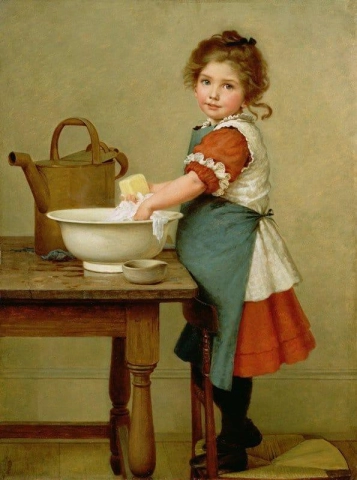 Questo è il modo in cui laviamo i nostri vestiti 1887