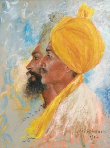 Zwei Sikhs 1917