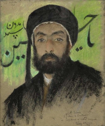 Hombre con turbante 1900