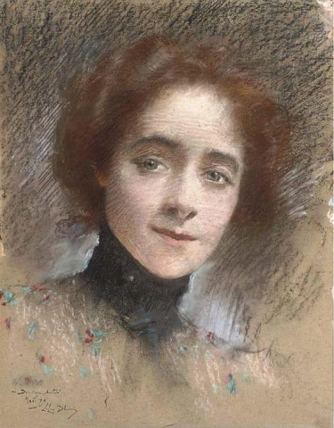 一位女士的肖像 1899