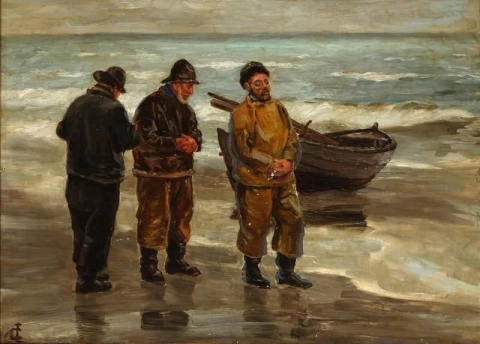 Во Имя Бога. Восходящий шторм. Рыбаки собираются забрать свои рыболовные сети в море