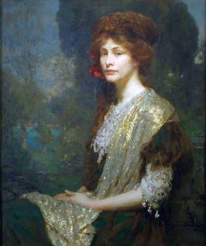 Porträt der russischen Prinzessin Zonma 1907