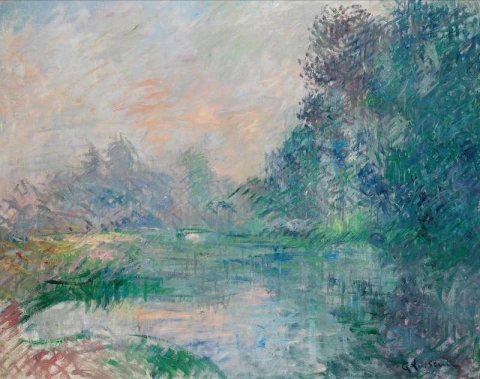Edge Of The Eure Morning Effect Ca. 1920