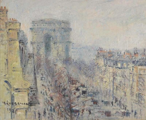 L Avenue De Friedland Paris 1925
