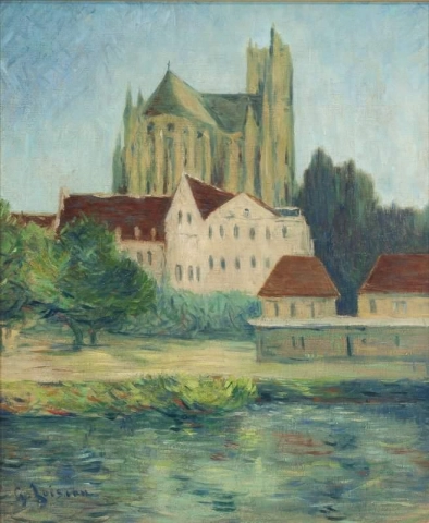 The Cathedral of Auxerre 1907
