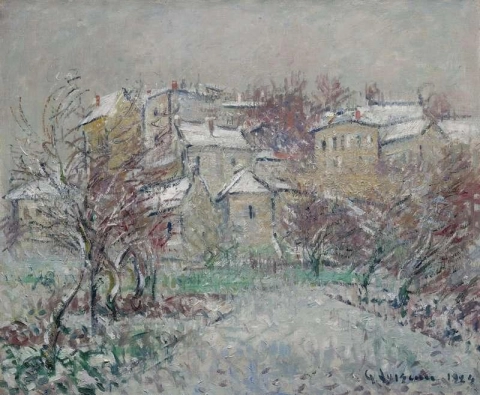 De Pontoise Sneeuw 1924