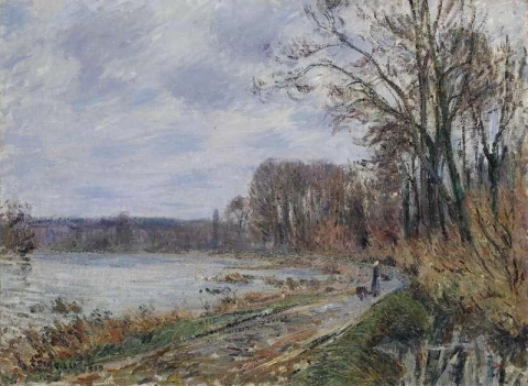Il fiume nell'inverno 1910