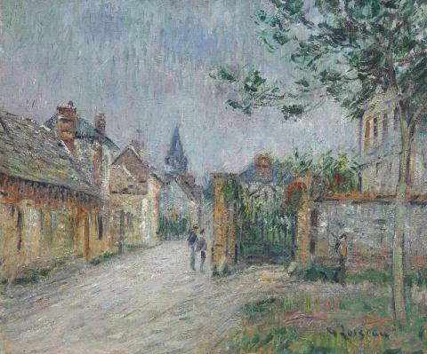 마을 거리 Saint-cyr-du-vaudreuil Ca. 1923