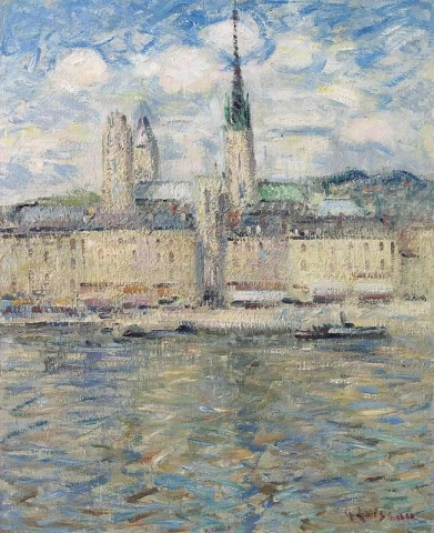The Seine Rouen Ca. 1927