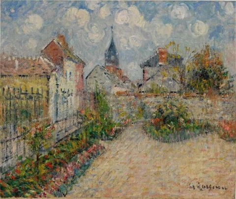 Presbytereträdgården i Vaudreuil 1924