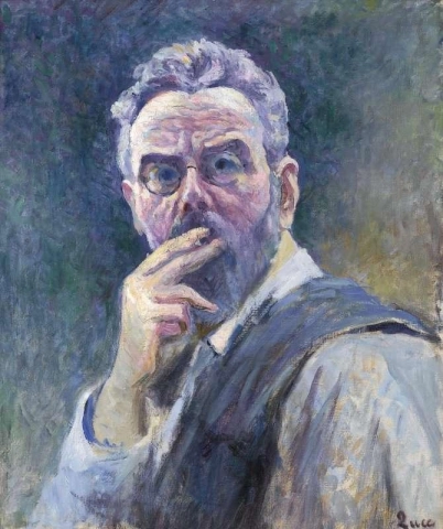 Selvportrett Sigaretten ca. 1905