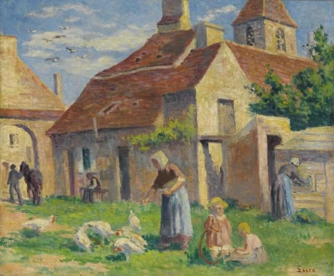 Bessy-sur-cure La Provence Des Poules Ca. 1907