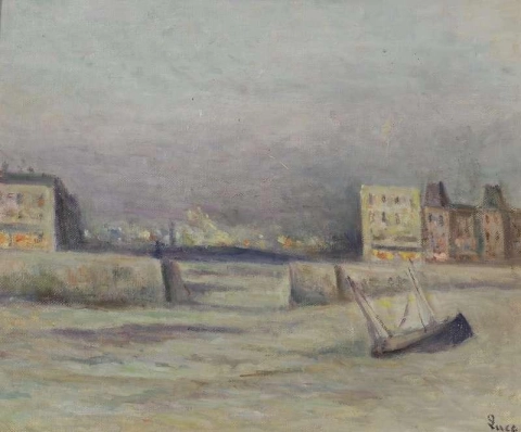 Dieppe De havenuitgang 1933