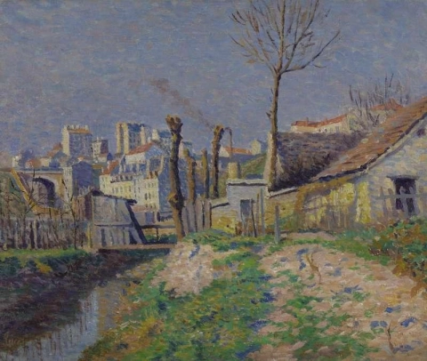 La Bievre, perto de Paris, por volta de 1890