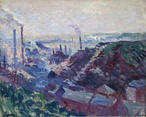 Das Industrietal von La Sambre 1898