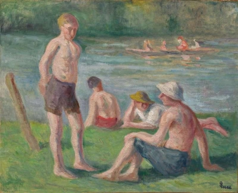 Rolleboise zwemmers ca. 1937