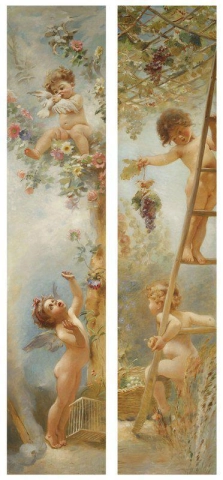 Cupidos-jardineros 1886-89