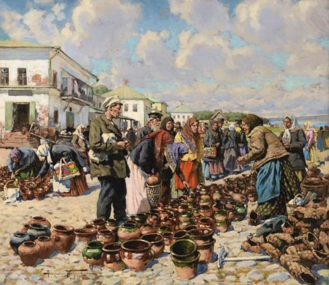 Marktszene 1920