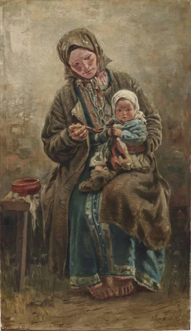 어머니와 아이 1876