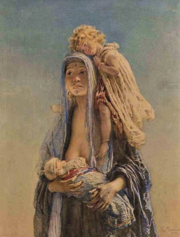 북아프리카 어머니 1875