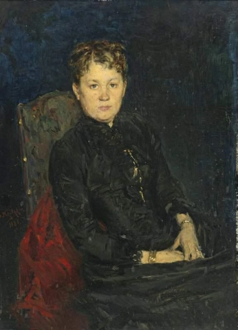 Portret van een vrouw 1886