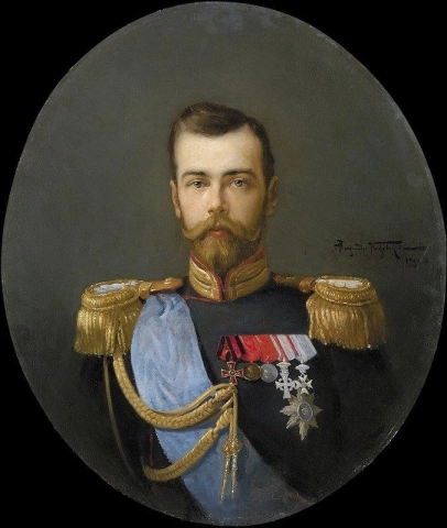 Porträt von Nikolai II. 1903