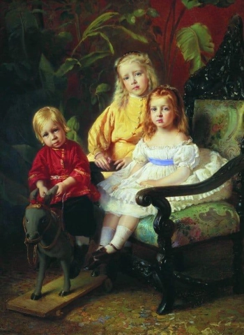 Portrait Of The Children Stasovy