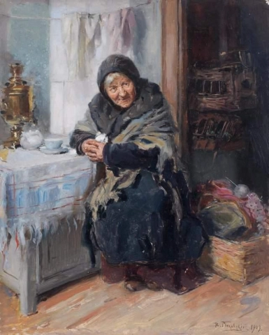De wasvrouw 1909