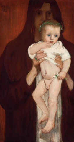 Ristiluun mato. Omakuva poika Pietarin kanssa 1901