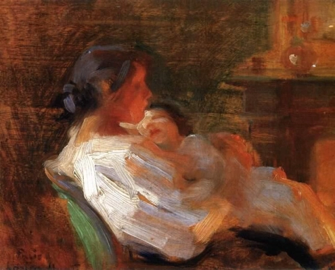 Mor og barn ca. 1895