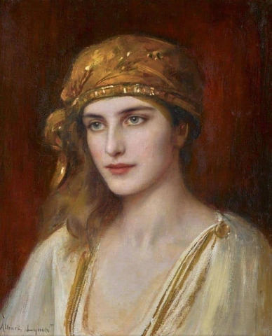Girl In A Golden Headdress