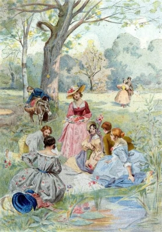 Lionesses And Fashionables 1887