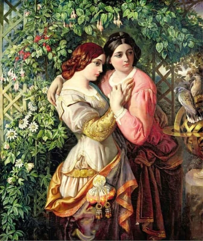 Rosalind og Celia 1845