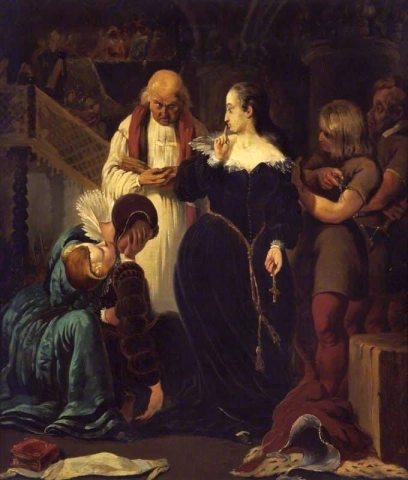 Henrettelse av Mary Queen of Scots 1839-41