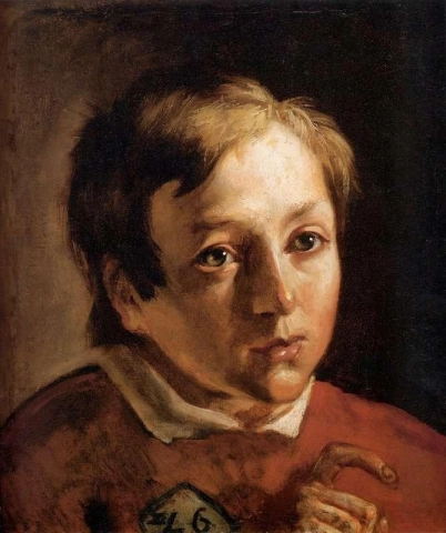 Retrato de un niño 1836-37