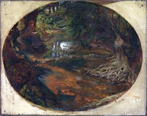 ヘンドンのブレント川 1854 ～ 1855 年