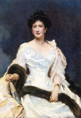 Retrato de una dama 1888