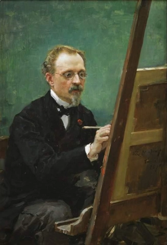 Portrait Of Federico De Madrazo Painting 1875