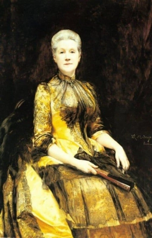 Portret Van Mevr. James Leigh Coleman 1886