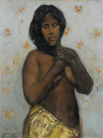 Lady In A Yellow Loincloth 1908