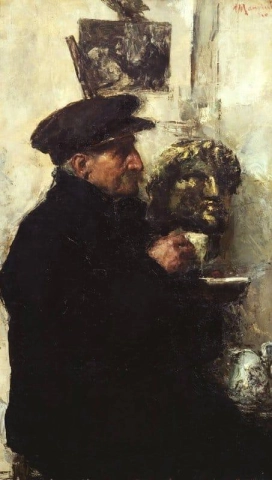 Retrato del padre del artista.