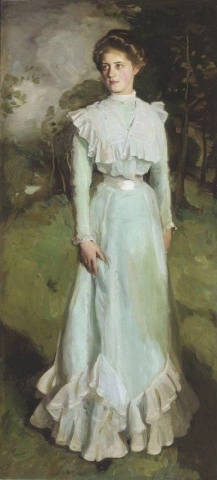 Portrett av frøken Isabella Nairn 1901
