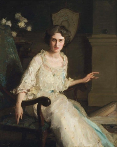 Porträt von Miss Mary Nairn 1904