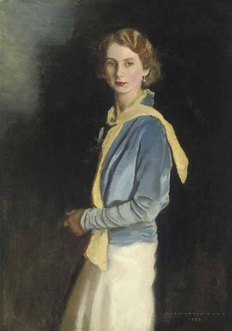 罗莎莉·莱弗-蒂莱森的肖像 1932