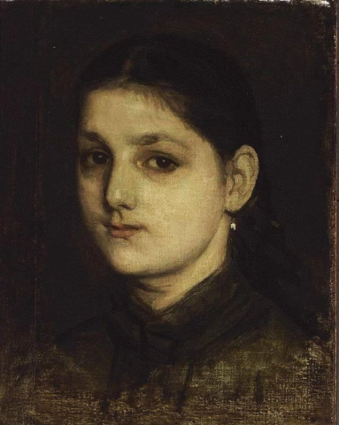 Et portrett av en jente