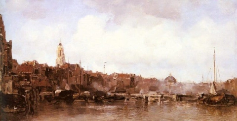 منظر لمدينة الميناء