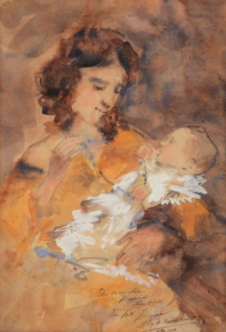 Moeder Met Kind 1916